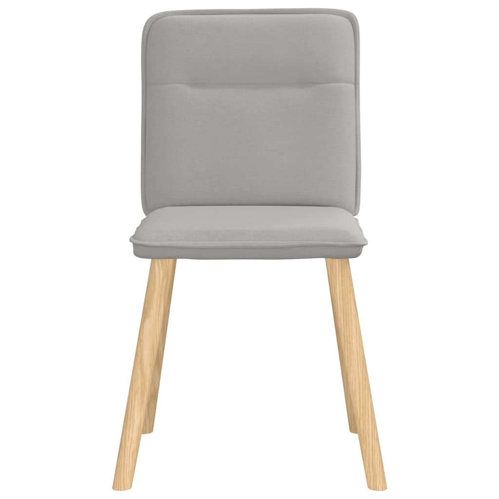 Eetkamerstoelen 2 st stof wolk grijs is nu te koop bij PeponiXL, paradijselijk wonen!