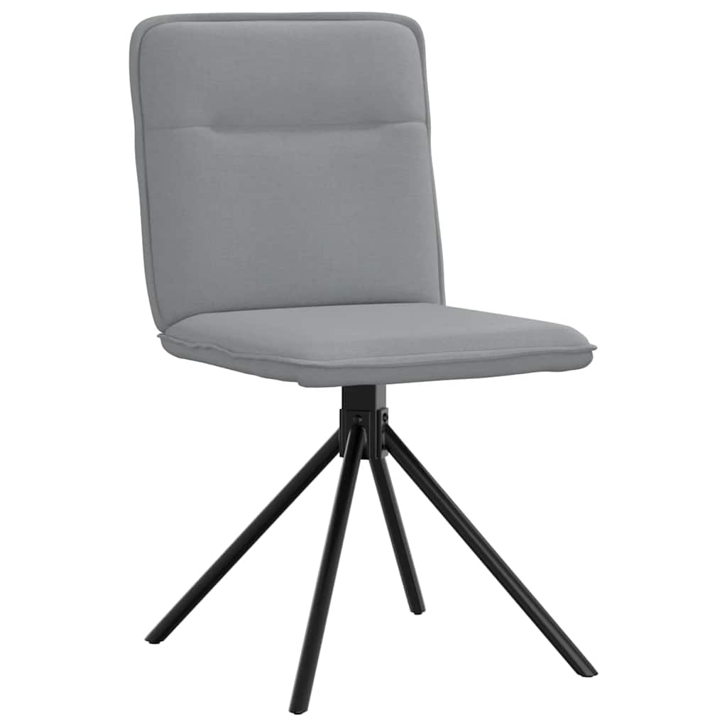 Eetkamerstoelen 2 st stof lichtgrijs is nu te koop bij PeponiXL, paradijselijk wonen!