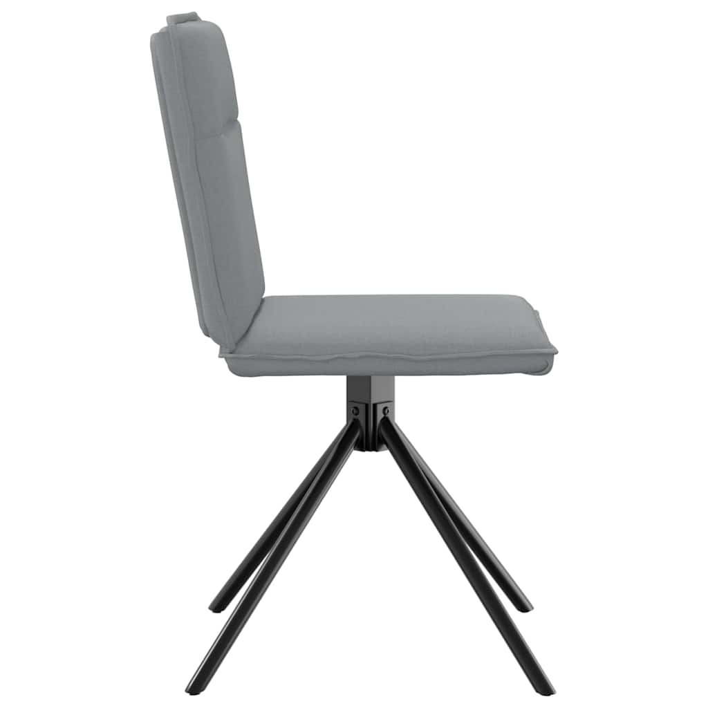 Eetkamerstoelen 2 st stof lichtgrijs is nu te koop bij PeponiXL, paradijselijk wonen!