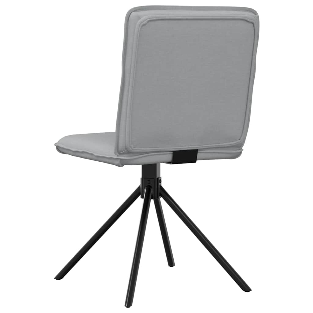 Eetkamerstoelen 2 st stof lichtgrijs is nu te koop bij PeponiXL, paradijselijk wonen!
