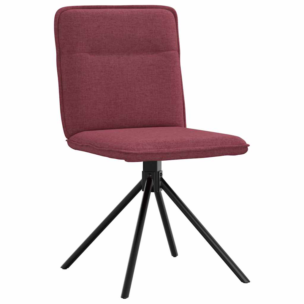 Eetkamerstoelen 2 st stof wijnrood is nu te koop bij PeponiXL, paradijselijk wonen!