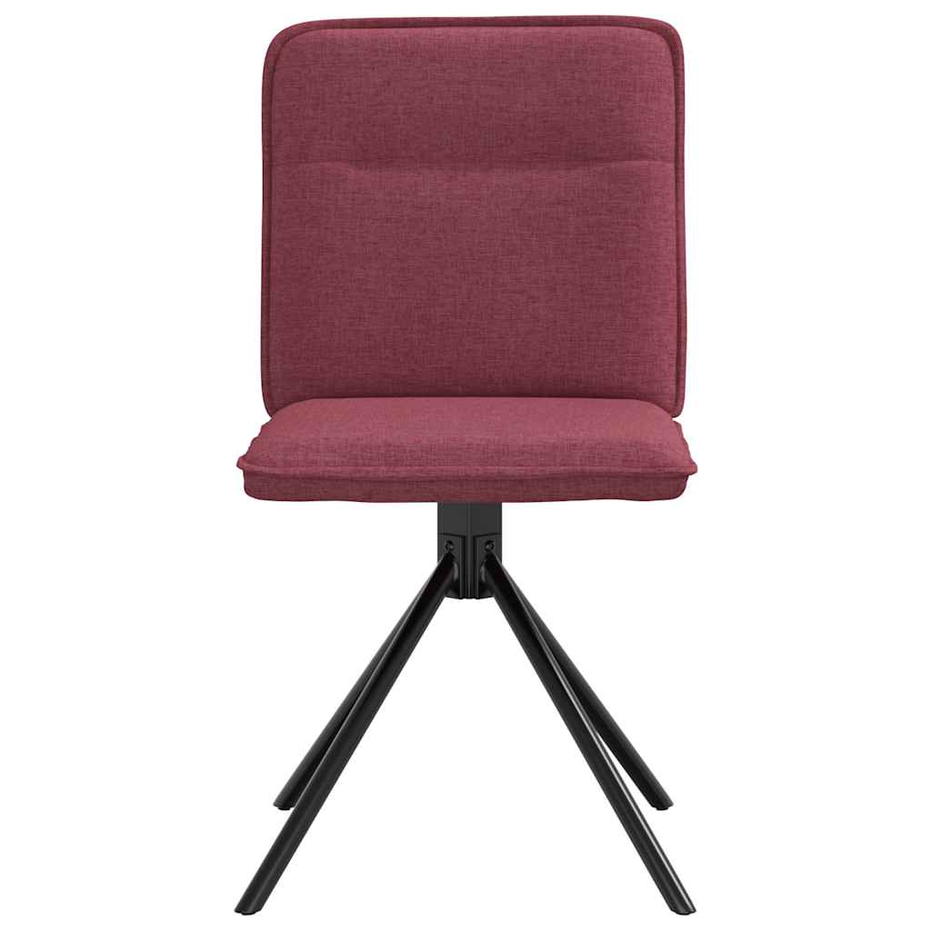 Eetkamerstoelen 2 st stof wijnrood is nu te koop bij PeponiXL, paradijselijk wonen!