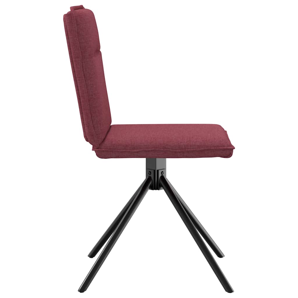 Eetkamerstoelen 2 st stof wijnrood is nu te koop bij PeponiXL, paradijselijk wonen!