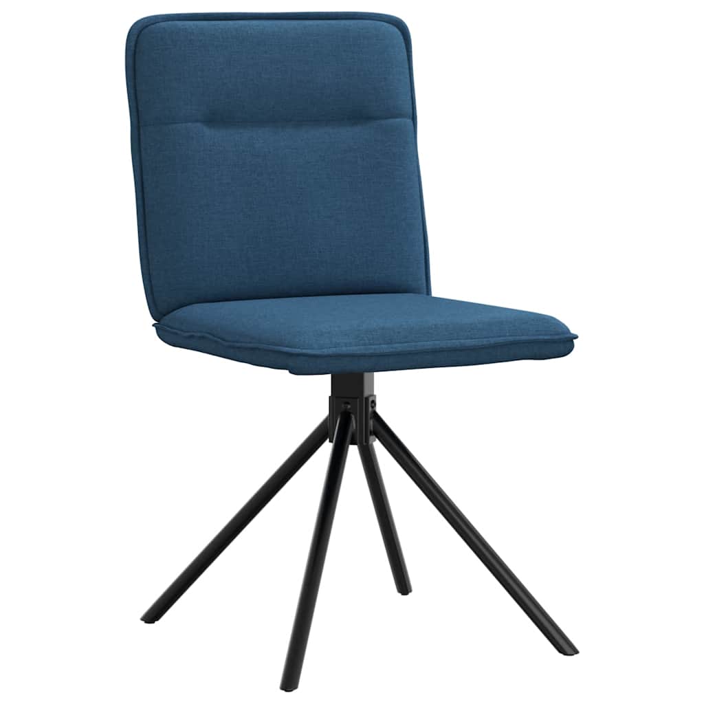 Eetkamerstoelen 2 st stof blauw is nu te koop bij PeponiXL, paradijselijk wonen!