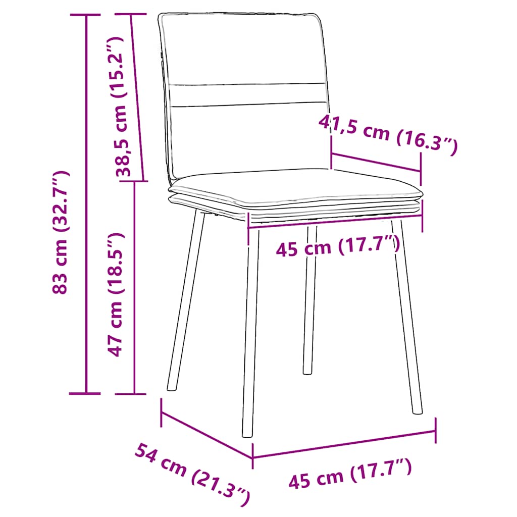 Eetkamerstoelen 2 st fluweel donkergroen is nu te koop bij PeponiXL, paradijselijk wonen!