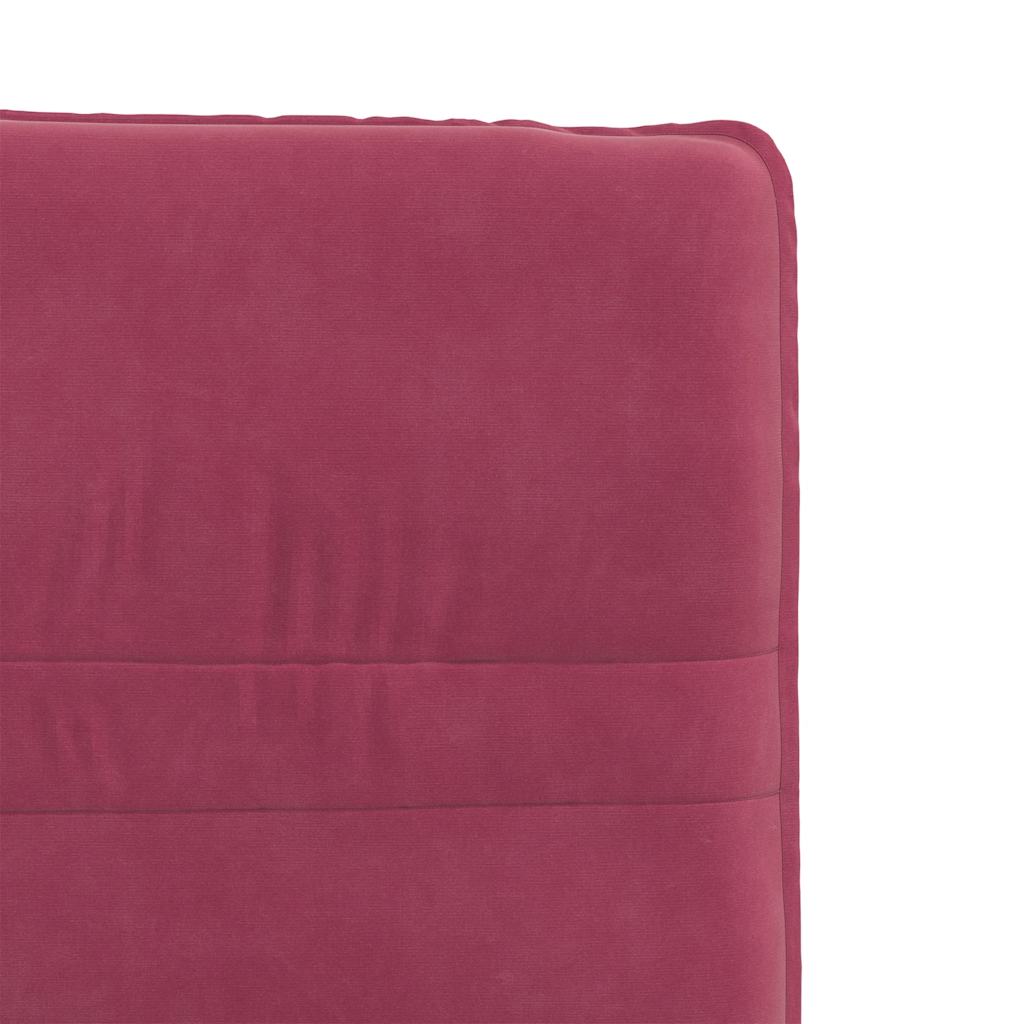 Eetkamerstoelen 2 st fluweel wijnrood is nu te koop bij PeponiXL, paradijselijk wonen!