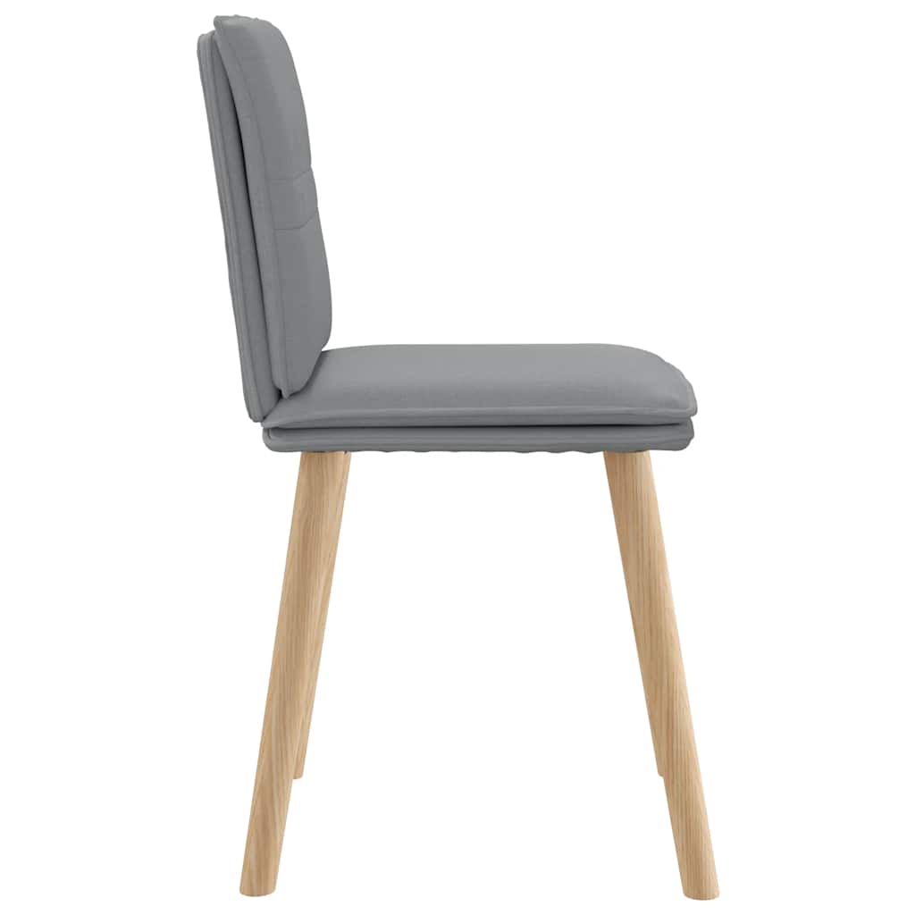 Eetkamerstoelen 2 st stof lichtgrijs is nu te koop bij PeponiXL, paradijselijk wonen!