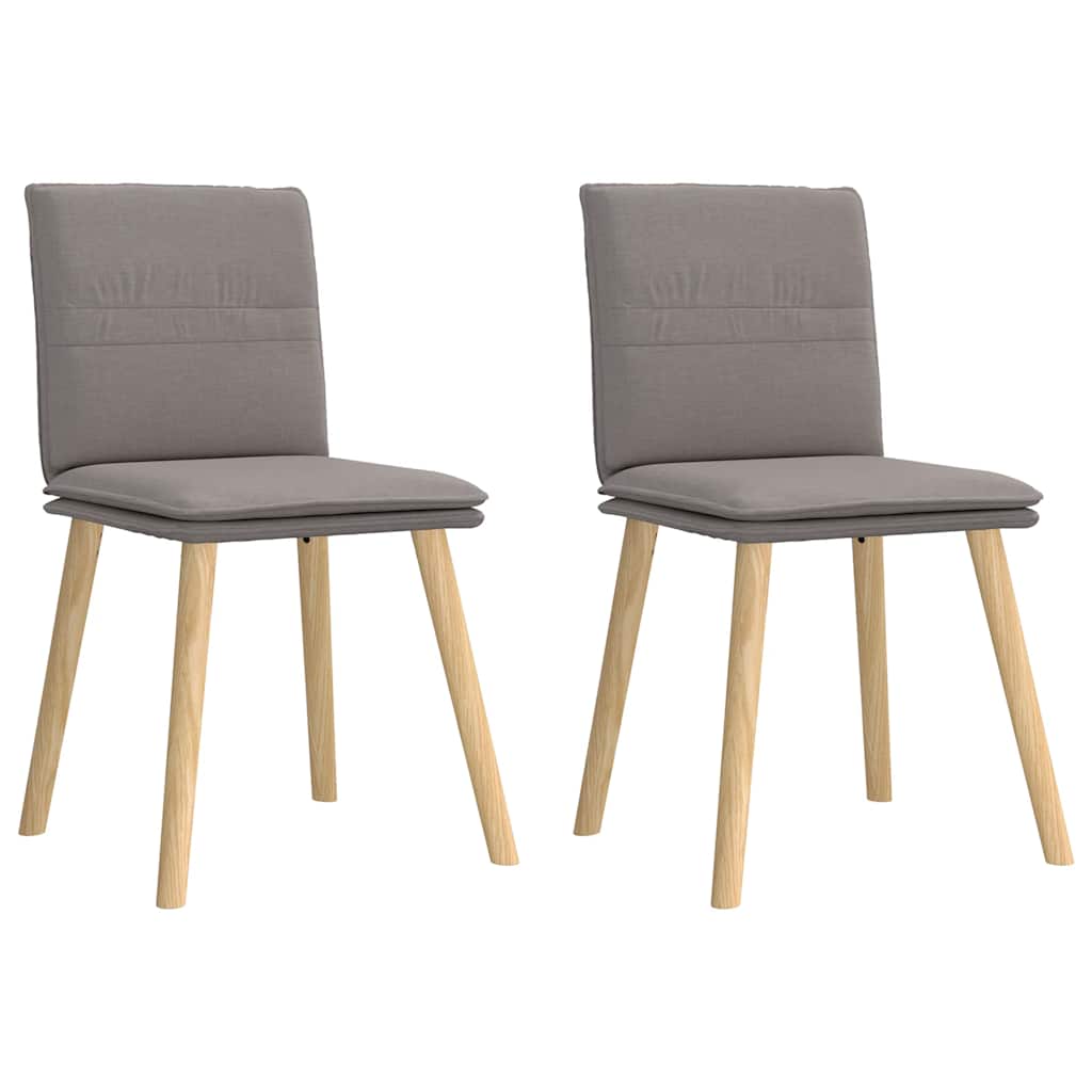 Eetkamerstoelen draaibaar 2 st stof taupe is nu te koop bij PeponiXL, paradijselijk wonen!