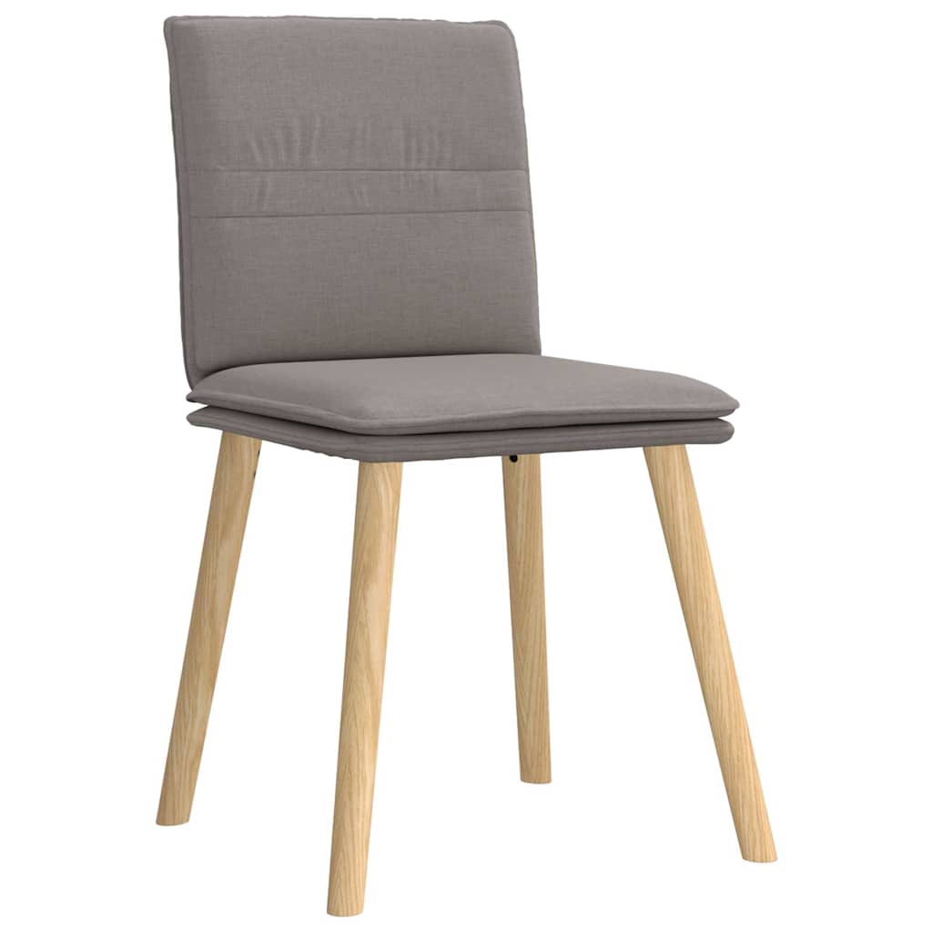 Eetkamerstoelen draaibaar 2 st stof taupe is nu te koop bij PeponiXL, paradijselijk wonen!