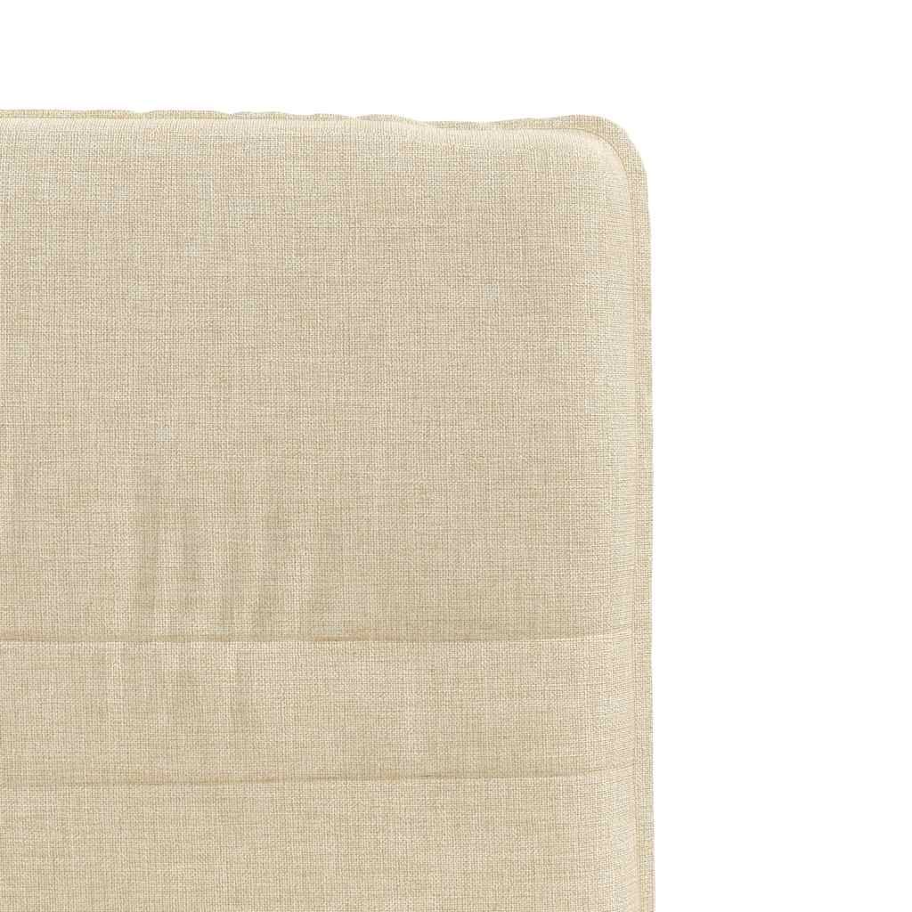 Eetkamerstoelen 2 st stof crèmekleurig is nu te koop bij PeponiXL, paradijselijk wonen!