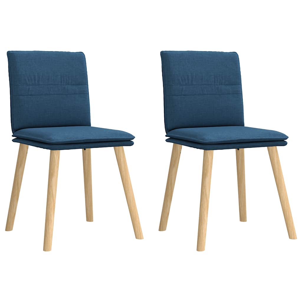 Eetkamerstoelen 2 st stof blauw is nu te koop bij PeponiXL, paradijselijk wonen!