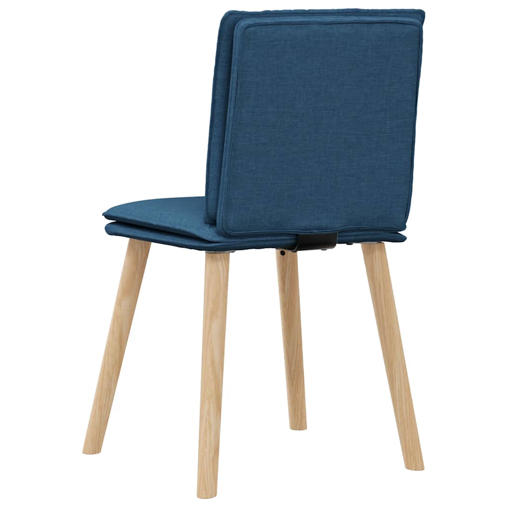 Eetkamerstoelen 2 st stof blauw is nu te koop bij PeponiXL, paradijselijk wonen!