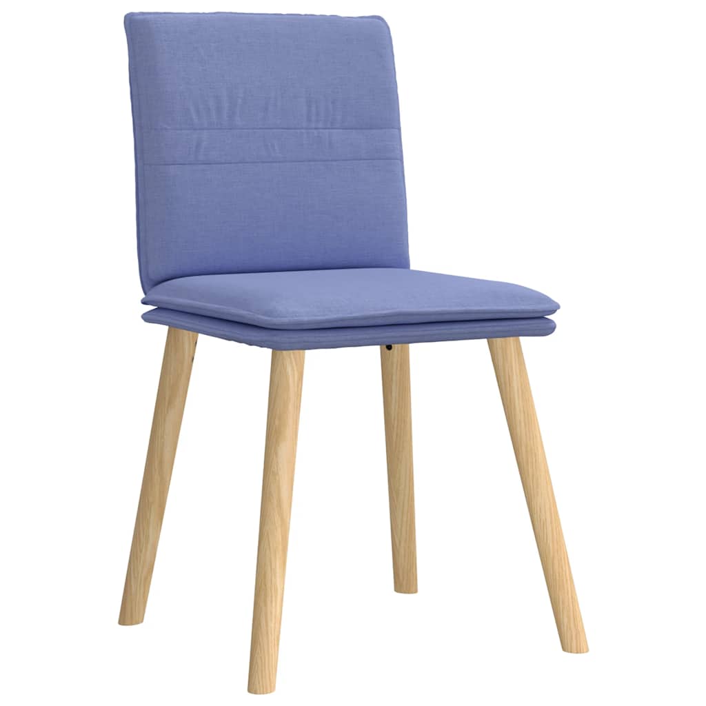 Eetkamerstoelen 2 st stof jeansblauw is nu te koop bij PeponiXL, paradijselijk wonen!