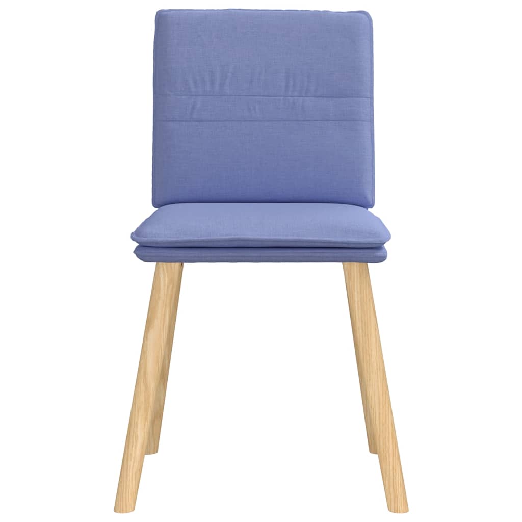 Eetkamerstoelen 2 st stof jeansblauw is nu te koop bij PeponiXL, paradijselijk wonen!
