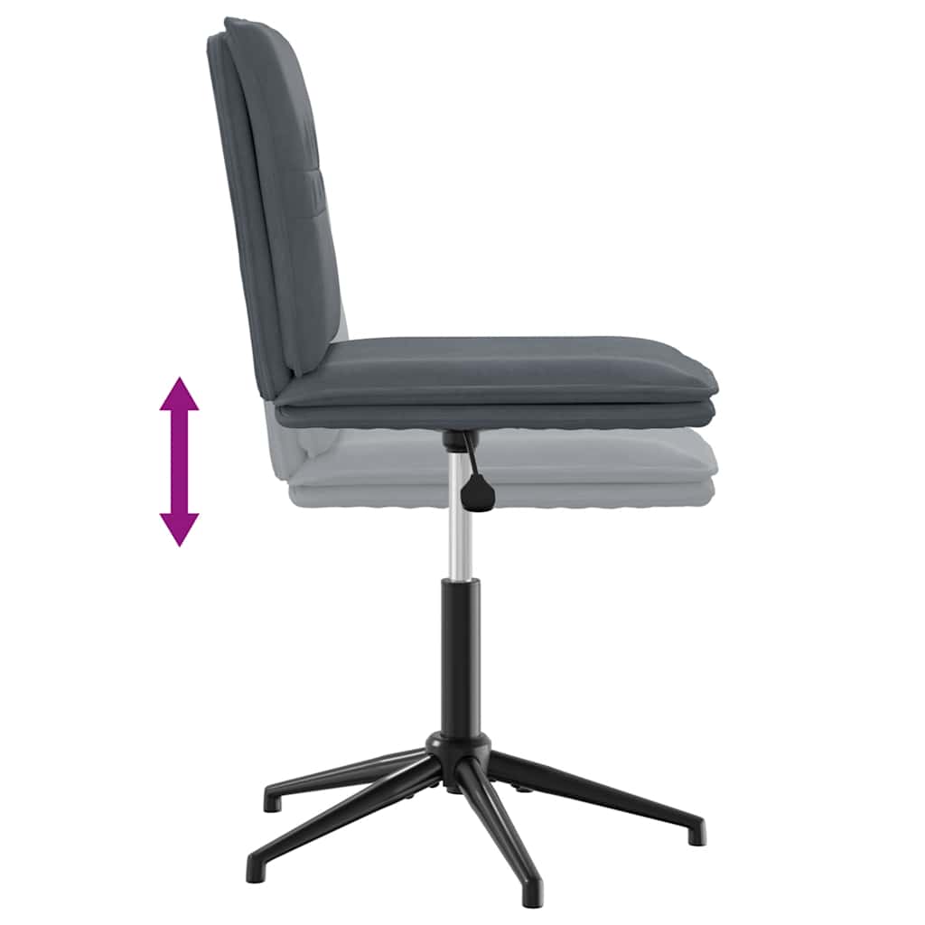 Eetkamerstoel fluweel donkergrijs is nu te koop bij PeponiXL, paradijselijk wonen!