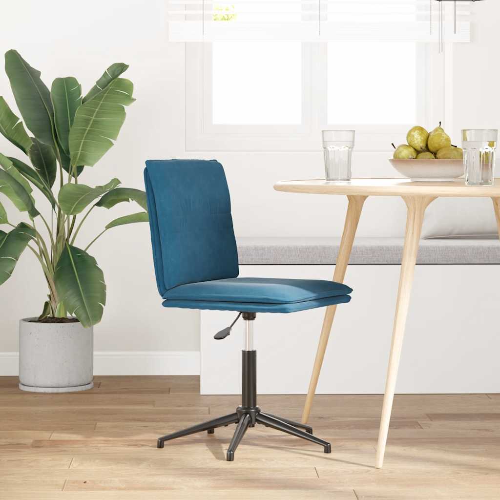 Eetkamerstoel fluweel blauw is nu te koop bij PeponiXL, paradijselijk wonen!