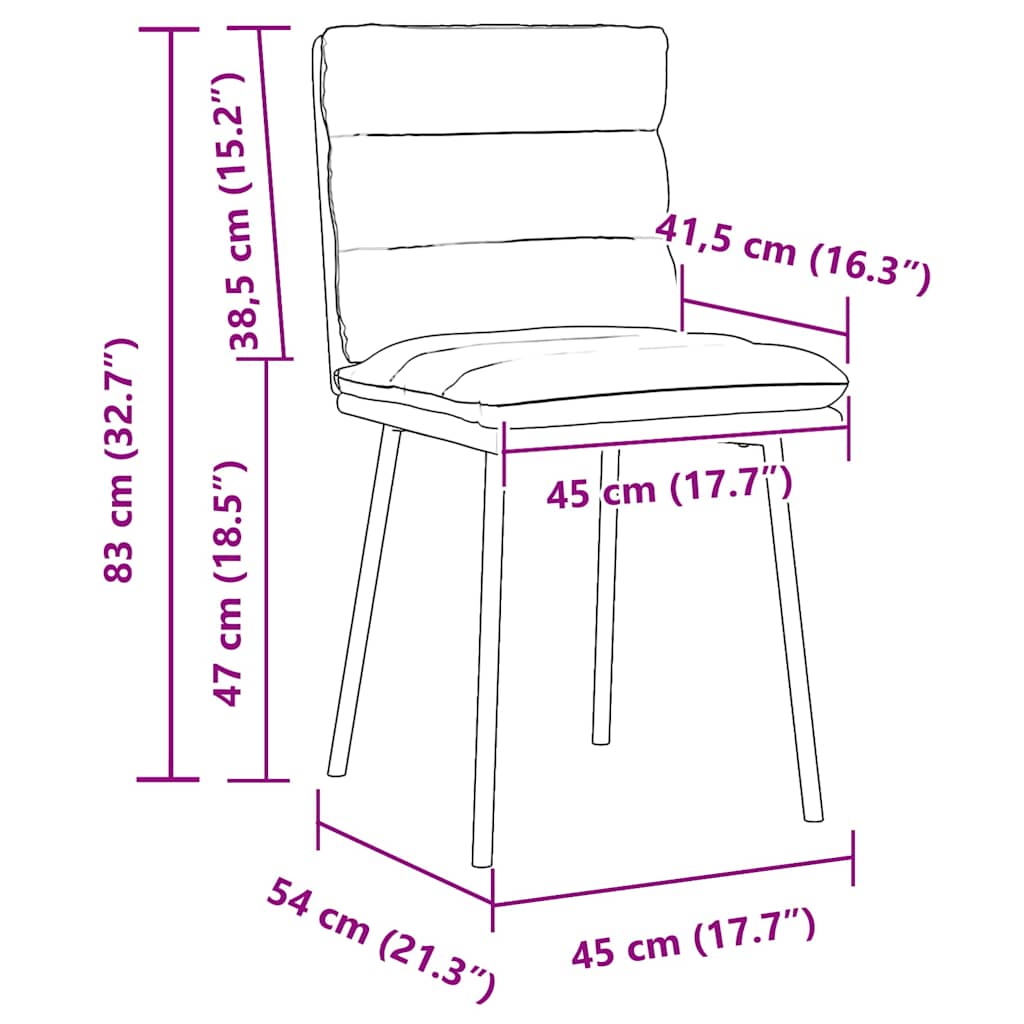 Eetkamerstoelen 2 st fluweel lichtgrijs is nu te koop bij PeponiXL, paradijselijk wonen!