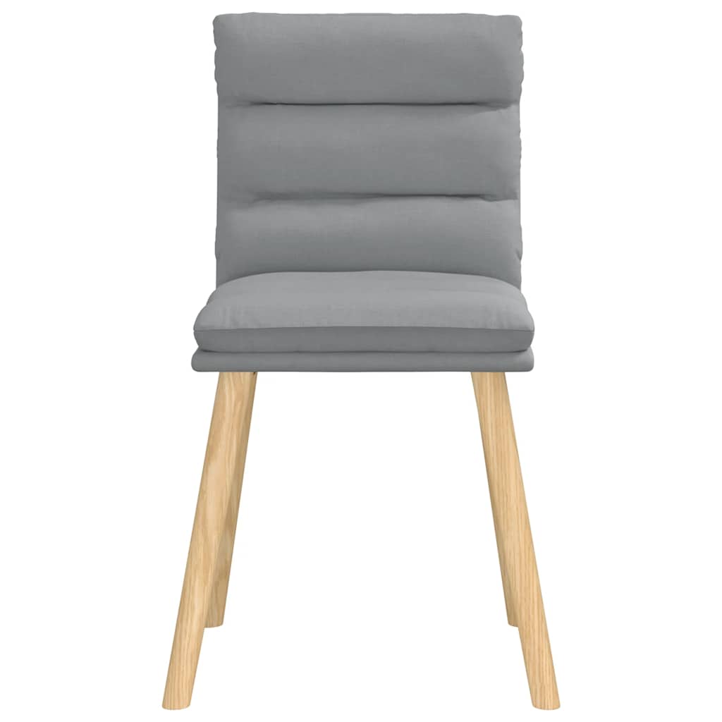 Eetkamerstoelen 2 st stof lichtgrijs is nu te koop bij PeponiXL, paradijselijk wonen!
