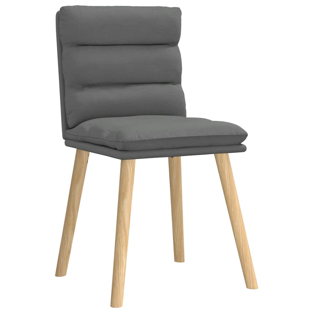 Eetkamerstoelen 2 st stof donkergrijs is nu te koop bij PeponiXL, paradijselijk wonen!