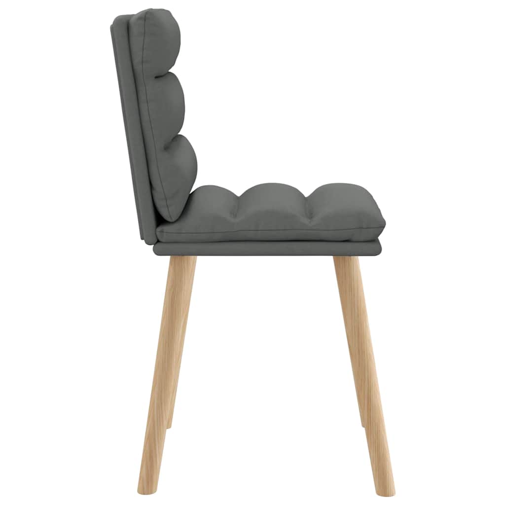 Eetkamerstoelen 2 st stof donkergrijs is nu te koop bij PeponiXL, paradijselijk wonen!