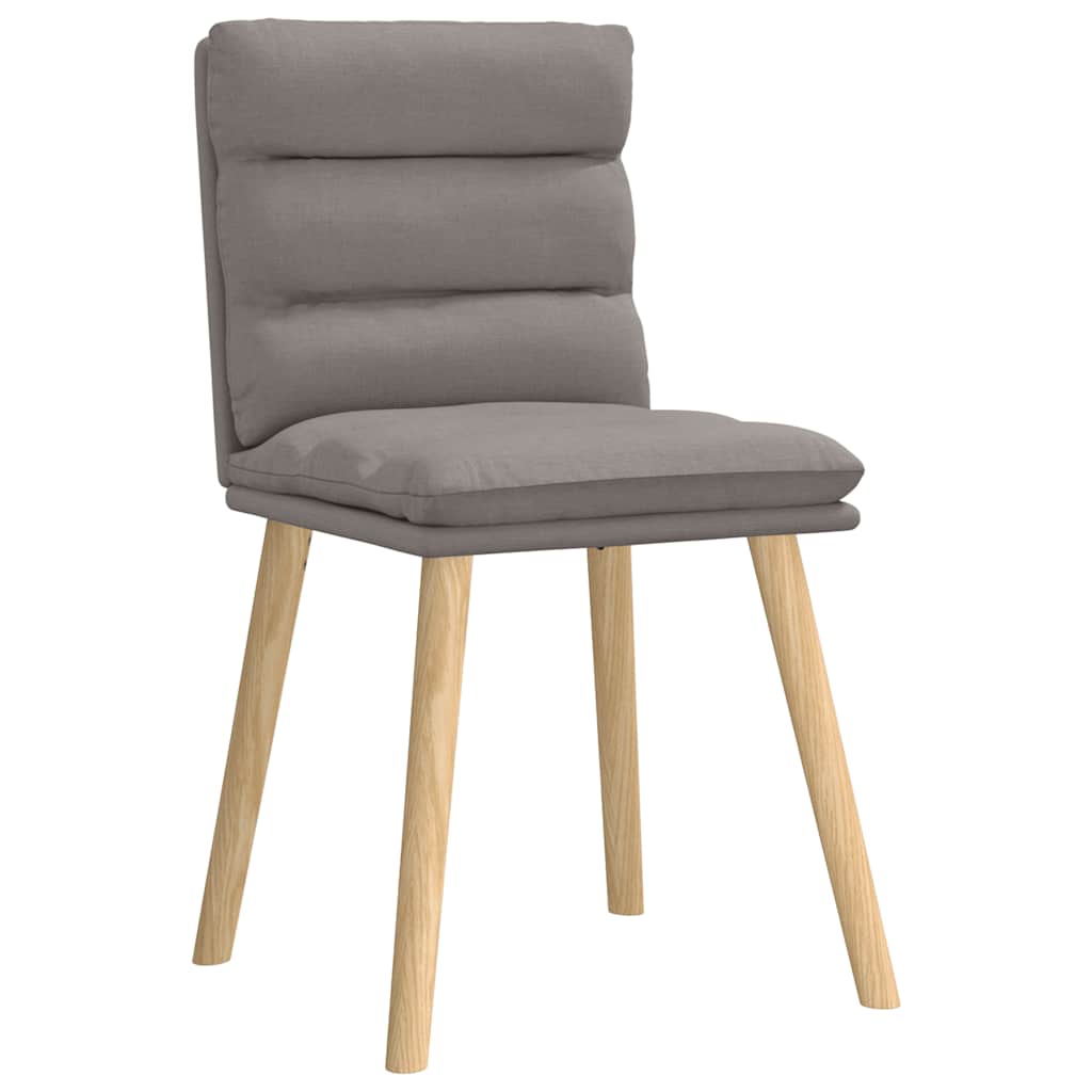 Eetkamerstoelen draaibaar 2 st stof taupe is nu te koop bij PeponiXL, paradijselijk wonen!
