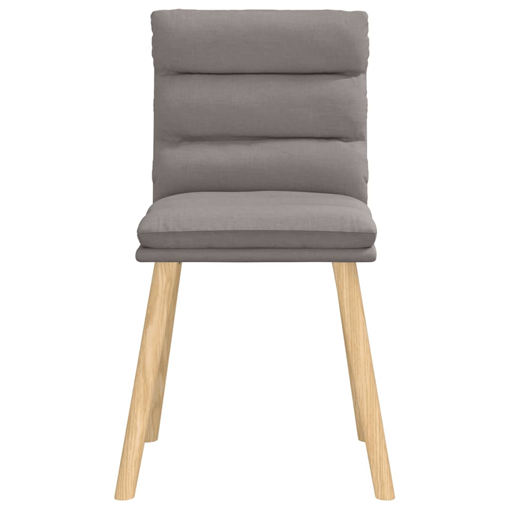 Eetkamerstoelen draaibaar 2 st stof taupe is nu te koop bij PeponiXL, paradijselijk wonen!