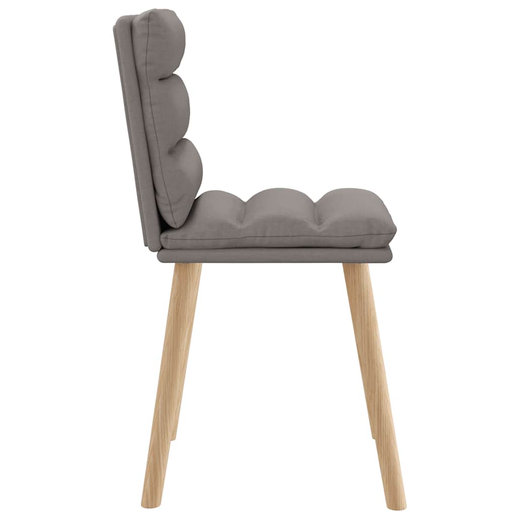 Eetkamerstoelen draaibaar 2 st stof taupe is nu te koop bij PeponiXL, paradijselijk wonen!