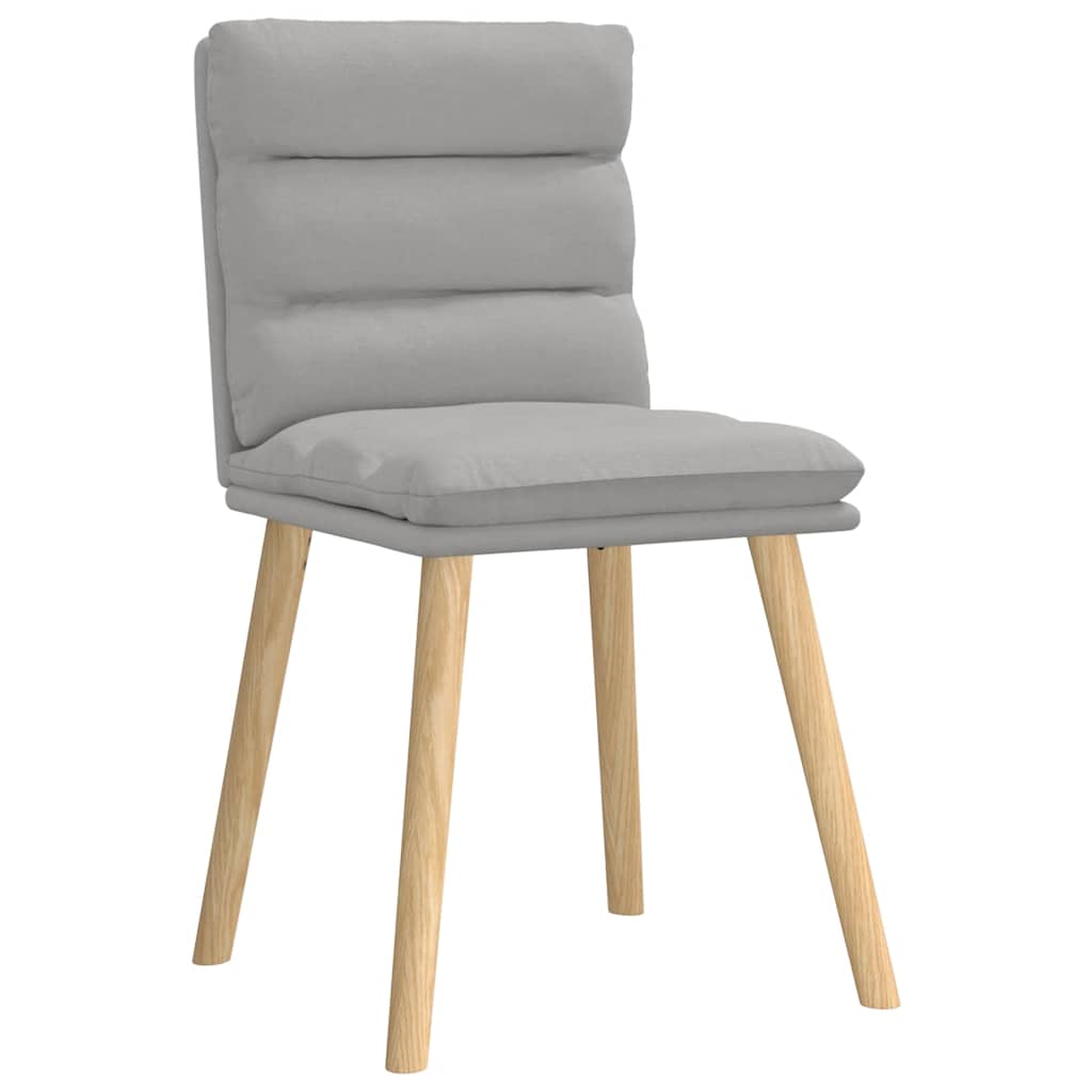 Eetkamerstoelen 2 st stof wolk grijs is nu te koop bij PeponiXL, paradijselijk wonen!