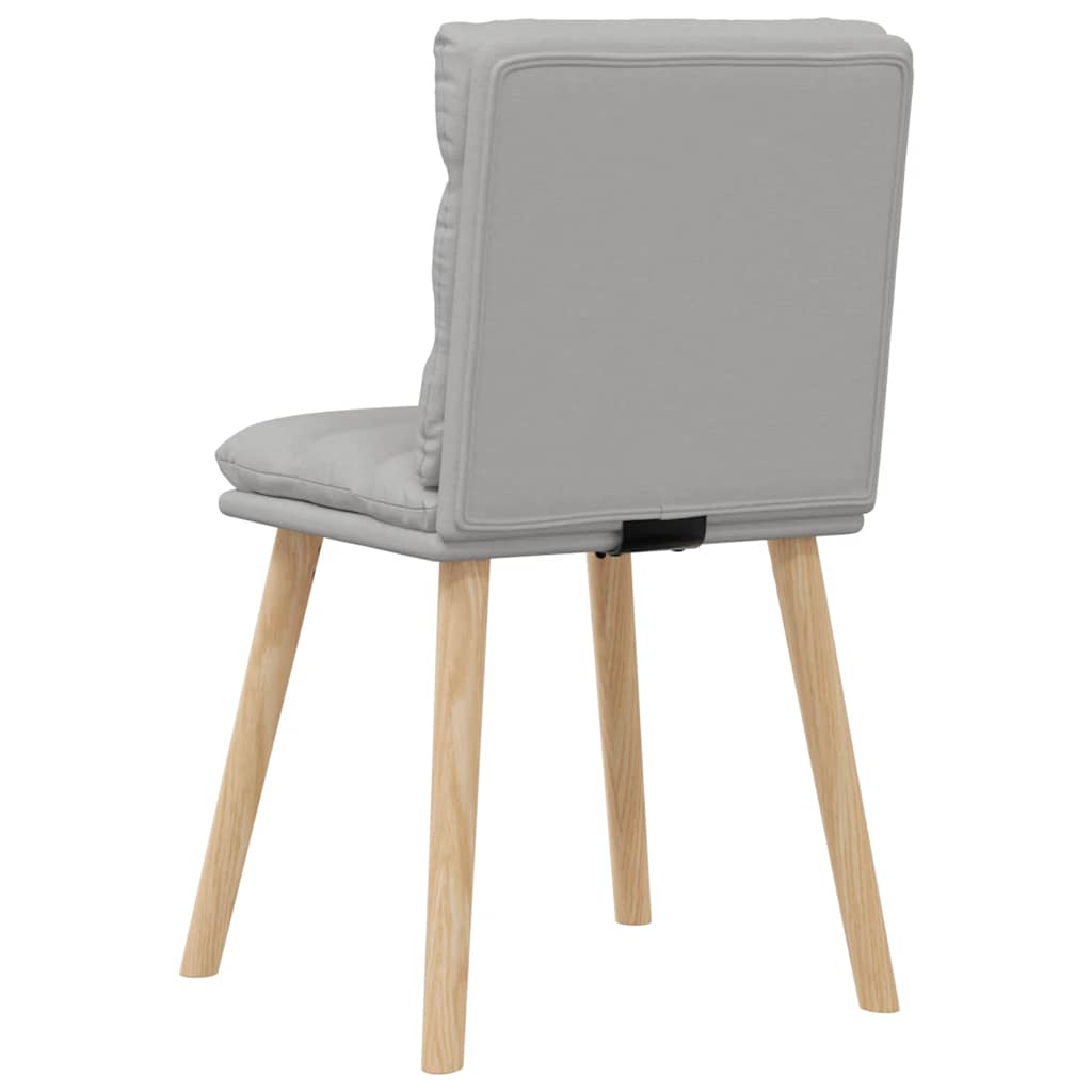 Eetkamerstoelen 2 st stof wolk grijs is nu te koop bij PeponiXL, paradijselijk wonen!