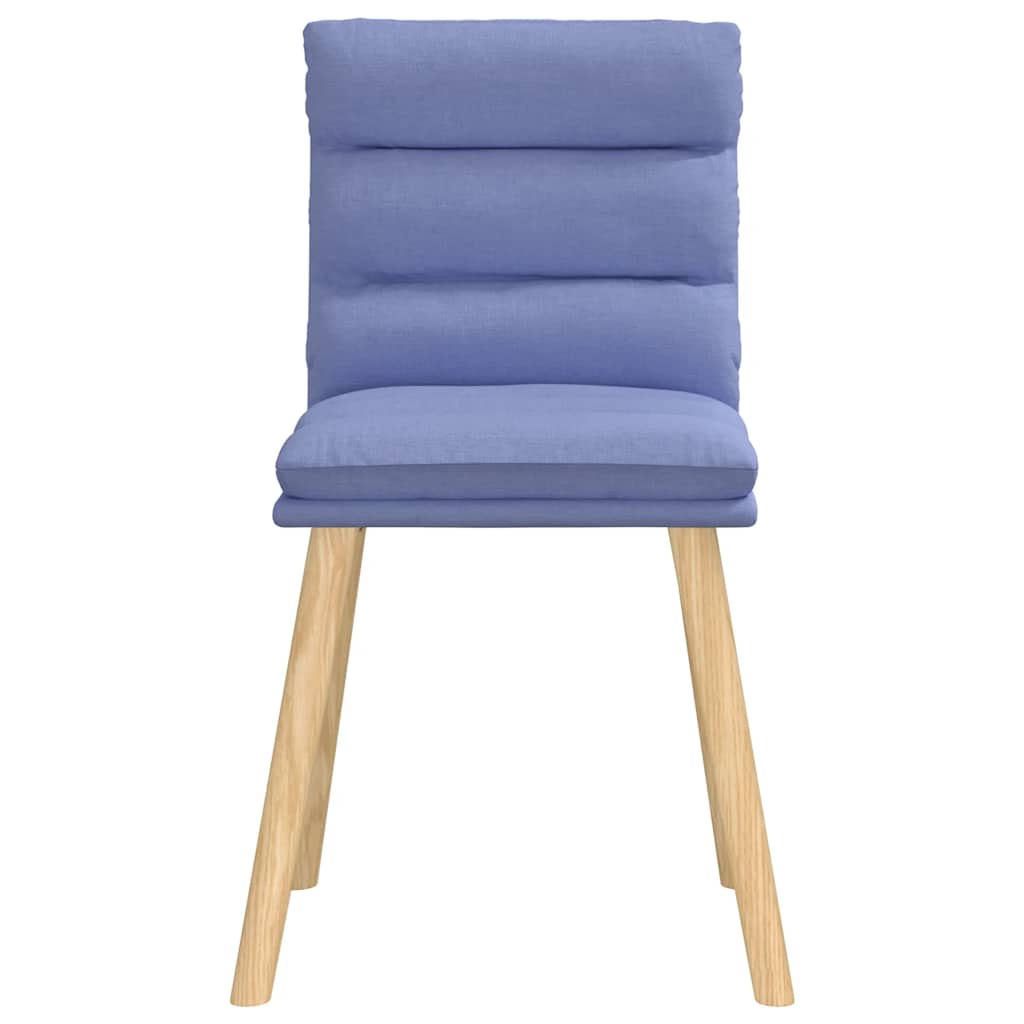 Eetkamerstoelen 2 st stof jeansblauw is nu te koop bij PeponiXL, paradijselijk wonen!