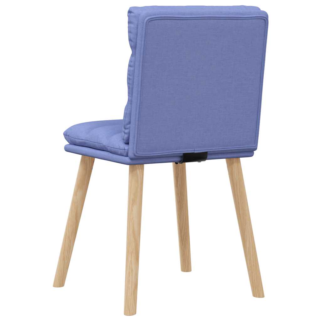 Eetkamerstoelen 2 st stof jeansblauw is nu te koop bij PeponiXL, paradijselijk wonen!