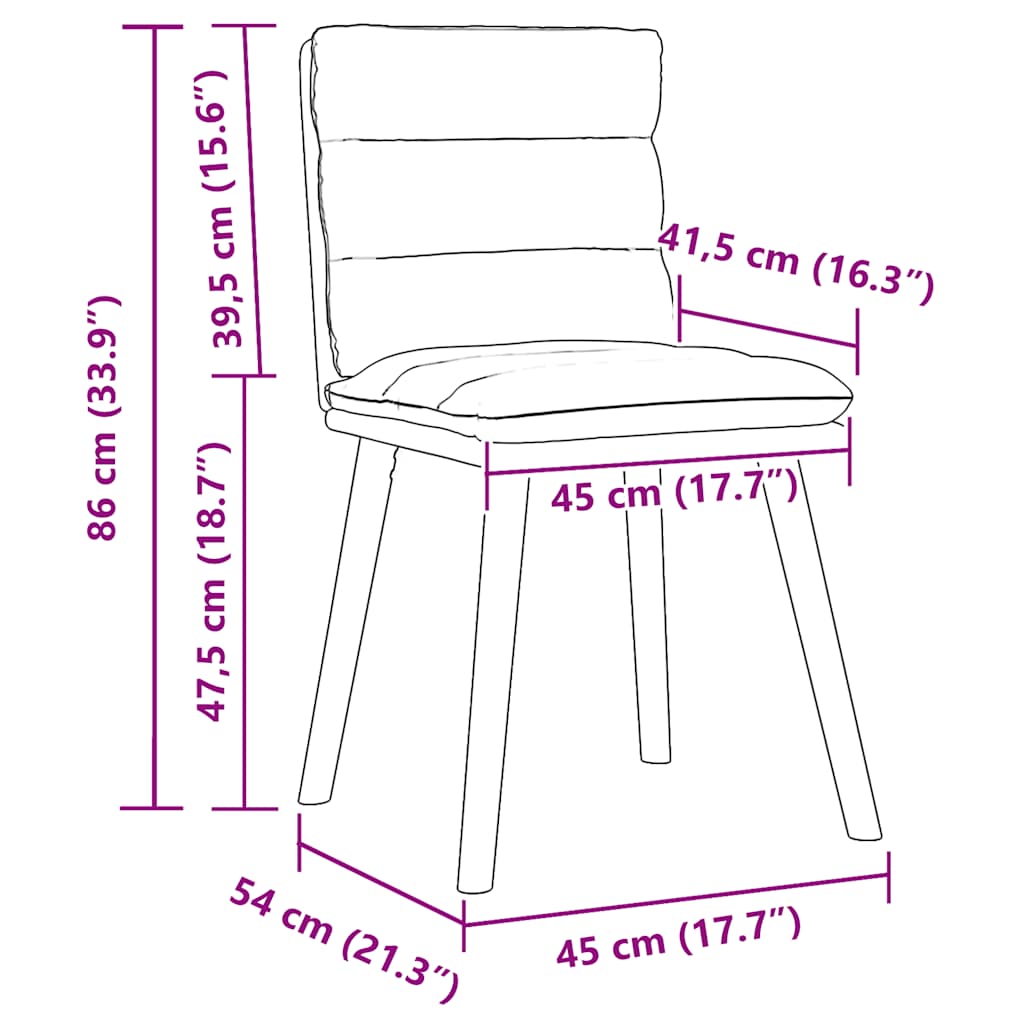 Eetkamerstoelen 2 st stof jeansblauw is nu te koop bij PeponiXL, paradijselijk wonen!