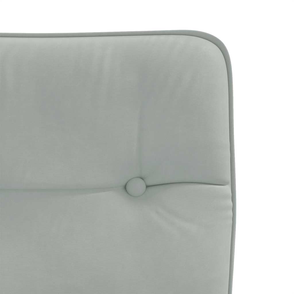 Eetkamerstoelen 2 st fluweel lichtgrijs is nu te koop bij PeponiXL, paradijselijk wonen!