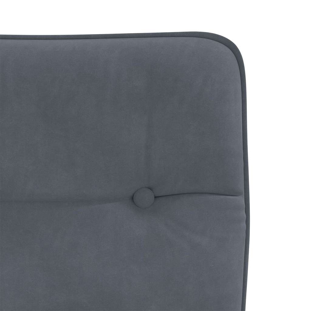 Eetkamerstoelen 2 st fluweel donkergrijs is nu te koop bij PeponiXL, paradijselijk wonen!
