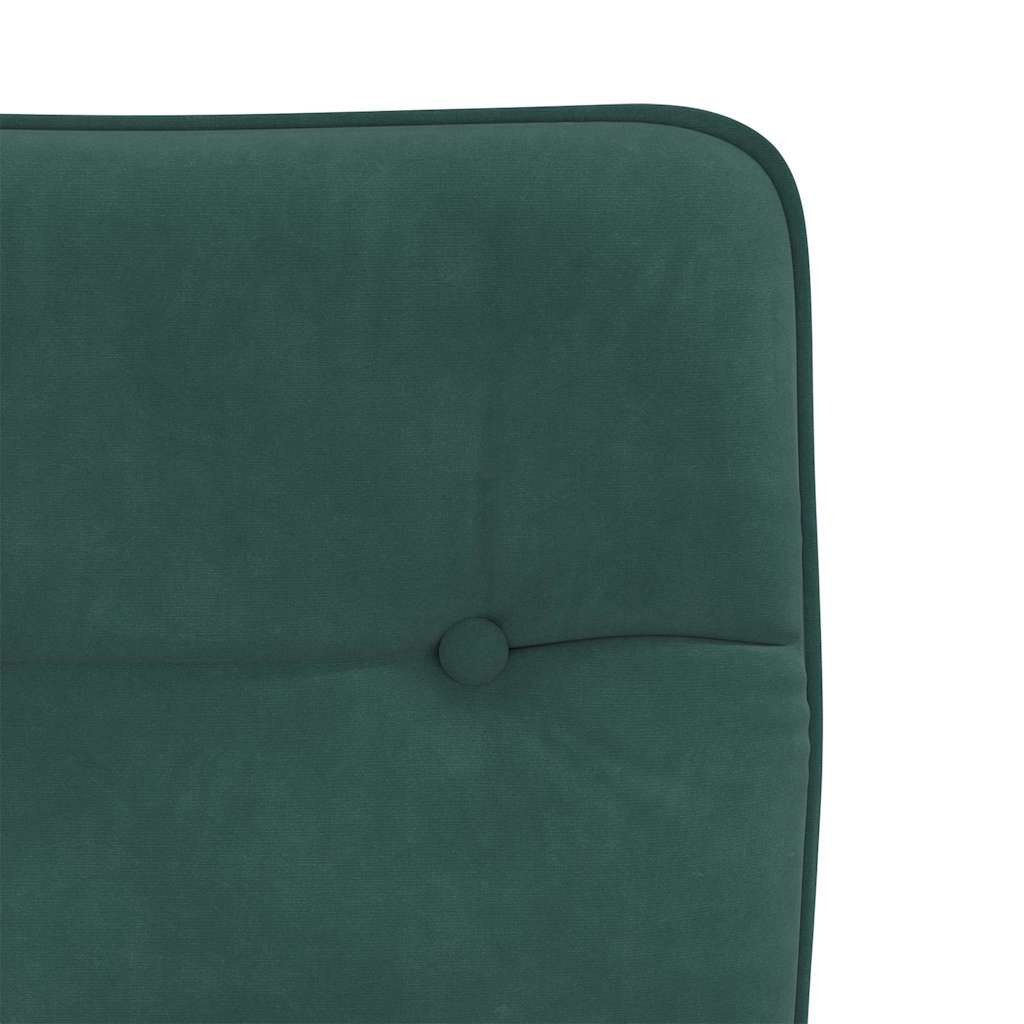 Eetkamerstoelen 2 st fluweel donkergroen is nu te koop bij PeponiXL, paradijselijk wonen!