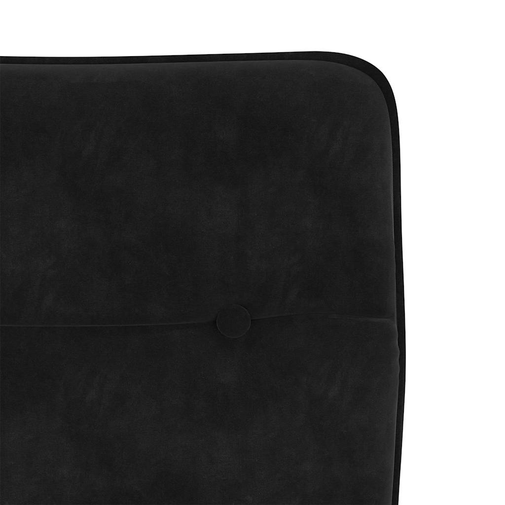 Eetkamerstoelen 2 st fluweel zwart is nu te koop bij PeponiXL, paradijselijk wonen!