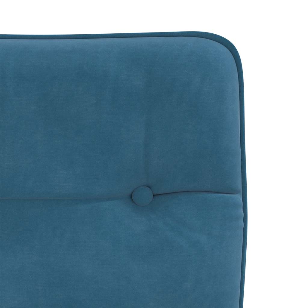 Eetkamerstoelen 2 st fluweel blauw is nu te koop bij PeponiXL, paradijselijk wonen!