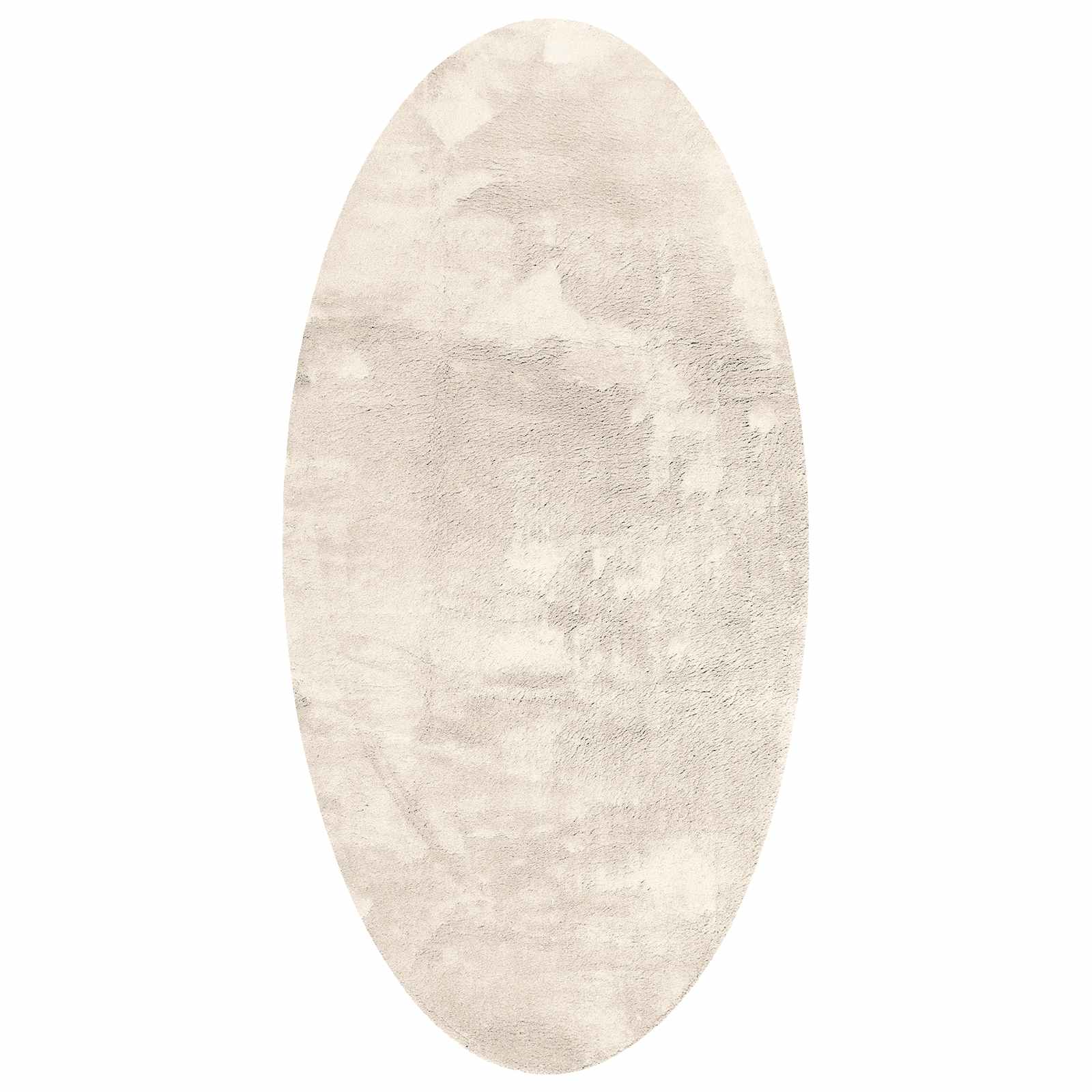 Vloerkleden Ovaal HUARTE Beige 100 x 200 cm 100% Polyester is nu te koop bij PeponiXL, paradijselijk wonen!