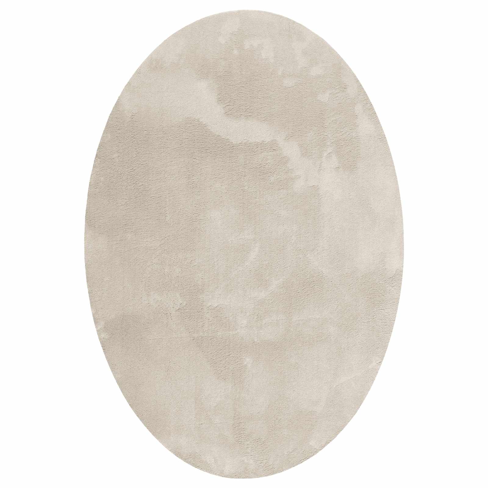 Vloerkleden Ovaal HUARTE Beige 140 x 200 cm 100% Polyester is nu te koop bij PeponiXL, paradijselijk wonen!