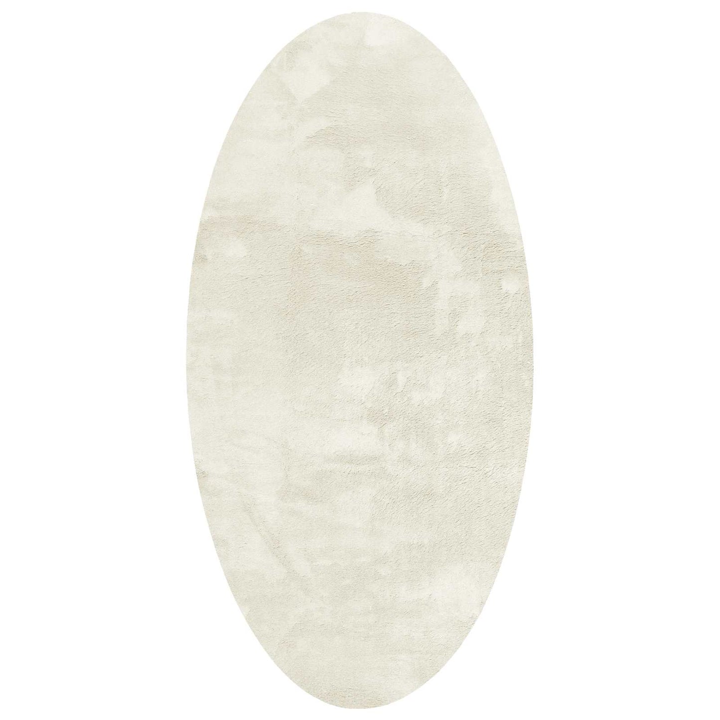 Vloerkleden Ovaal HUARTE Crème 80 x 150 cm 100% Polyester is nu te koop bij PeponiXL, paradijselijk wonen!