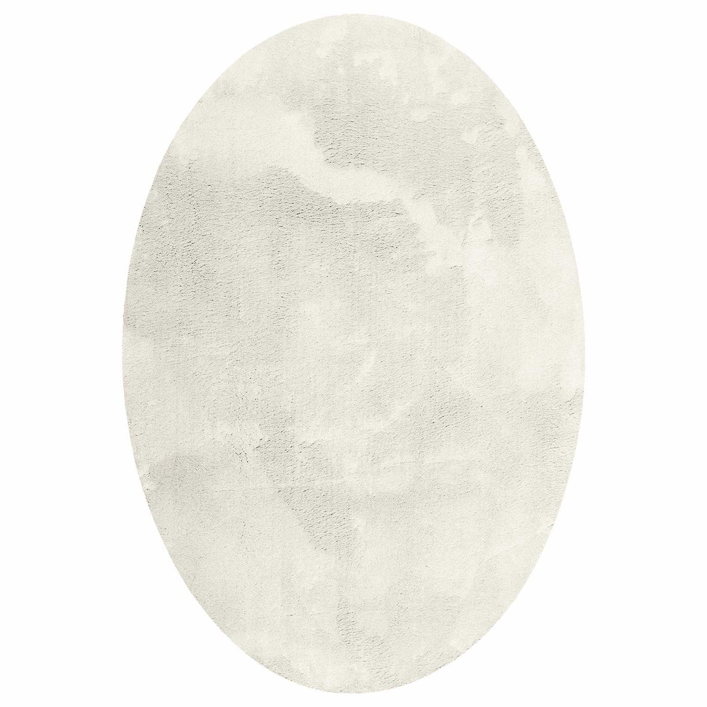 Vloerkleden Ovaal HUARTE Crème 140 x 200 cm 100% Polyester is nu te koop bij PeponiXL, paradijselijk wonen!