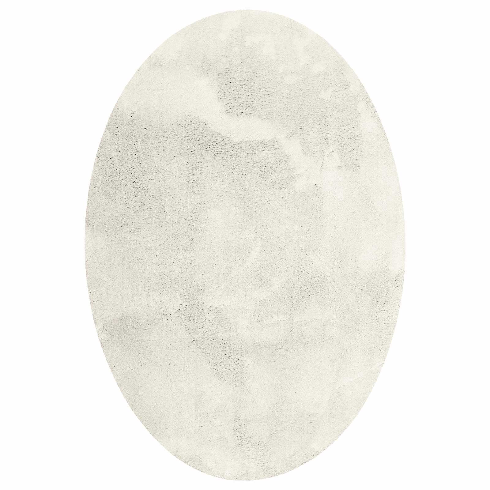 Vloerkleden Ovaal HUARTE Crème 140 x 200 cm 100% Polyester is nu te koop bij PeponiXL, paradijselijk wonen!