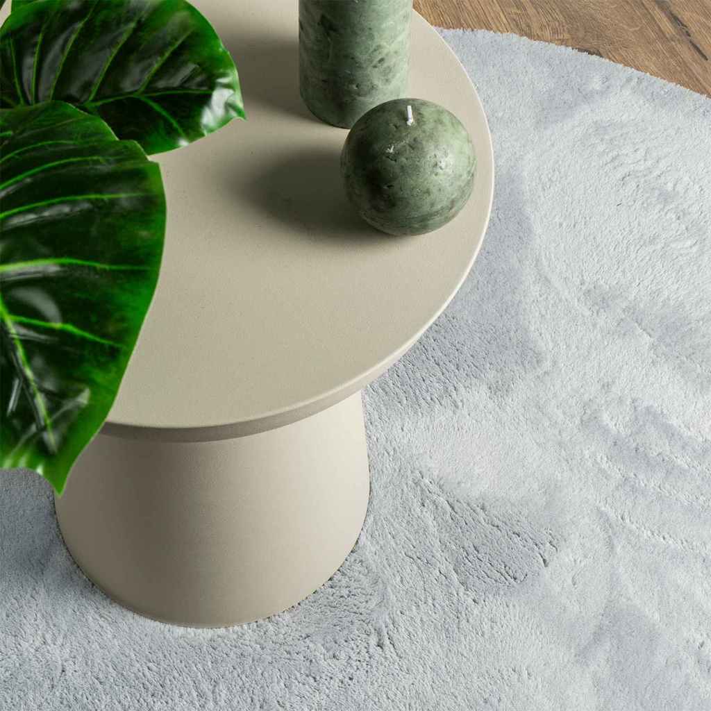 Vloerkleden Ovaal HUARTE Grijs 80 x 150 cm 100% Polyester is nu te koop bij PeponiXL, paradijselijk wonen!