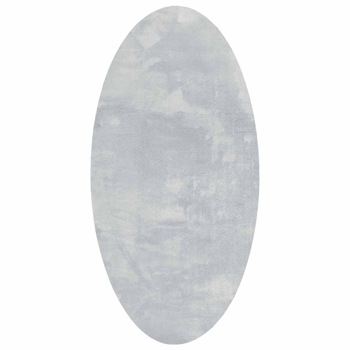 Vloerkleden Ovaal HUARTE Grijs 80 x 150 cm 100% Polyester is nu te koop bij PeponiXL, paradijselijk wonen!