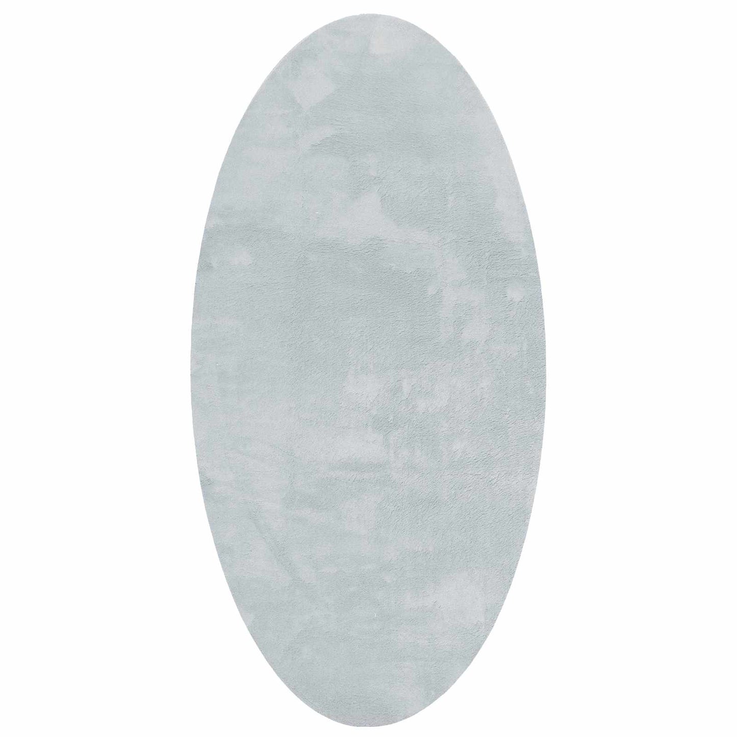 Vloerkleden Ovaal HUARTE Grijs 100 x 200 cm 100% Polyester is nu te koop bij PeponiXL, paradijselijk wonen!