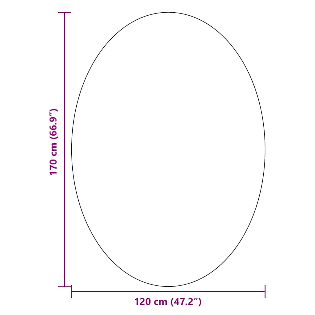 Vloerkleden Ovaal HUARTE Grijs 120 x 170 cm 100% Polyester is nu te koop bij PeponiXL, paradijselijk wonen!