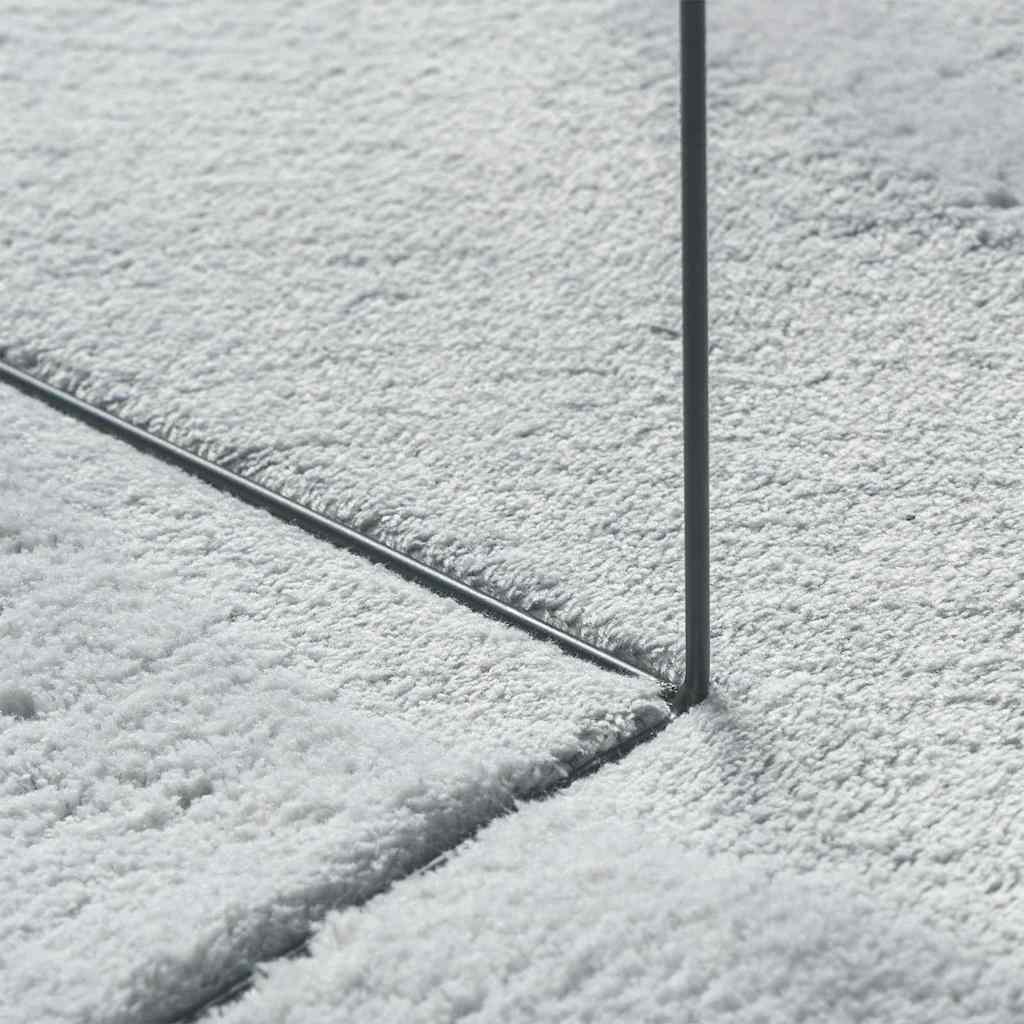 Vloerkleden Ovaal HUARTE Grijs 140 x 200 cm 100% Polyester is nu te koop bij PeponiXL, paradijselijk wonen!