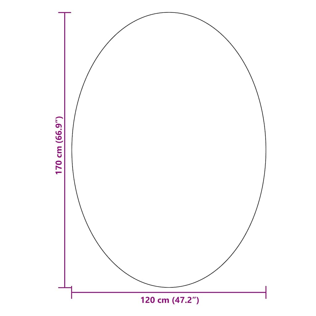 Vloerkleden Ovaal HUARTE Zwart 120 x 170 cm 100% Polyester is nu te koop bij PeponiXL, paradijselijk wonen!