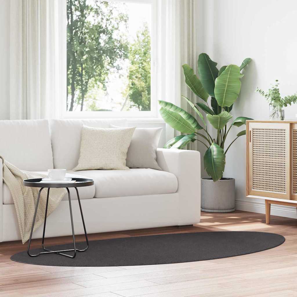 Vloerkleden HUARTE Antraciet 100 x 200 cm Polyester is nu te koop bij PeponiXL, paradijselijk wonen!