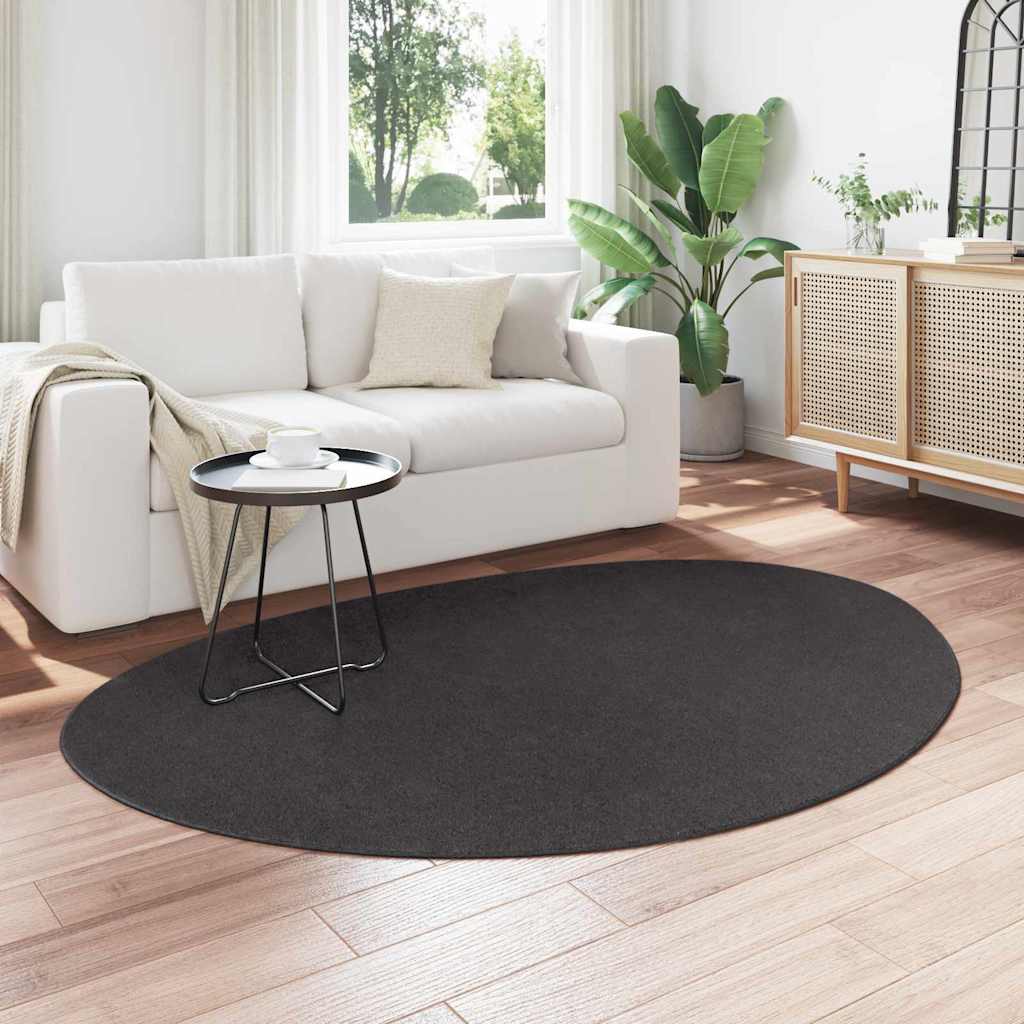 Vloerkleden HUARTE Antraciet 140 x 200 cm Polyester is nu te koop bij PeponiXL, paradijselijk wonen!